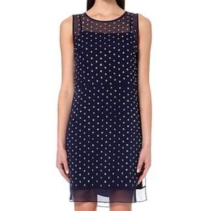 Diane Von Furstenberg Abrielle Studded Silk Dress